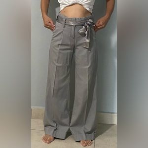 Express Silver Wide Leg Trousers